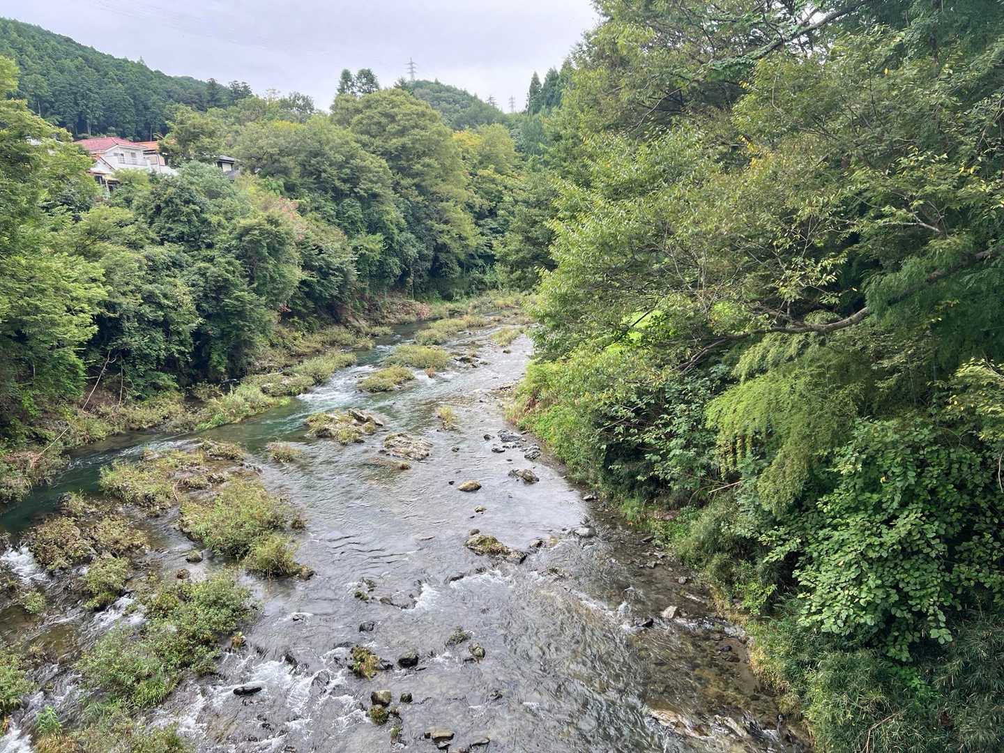 武蔵増戸駅-貴志島神社-網代城山-高尾神社登り口-唐松山- 縦走コースの写真