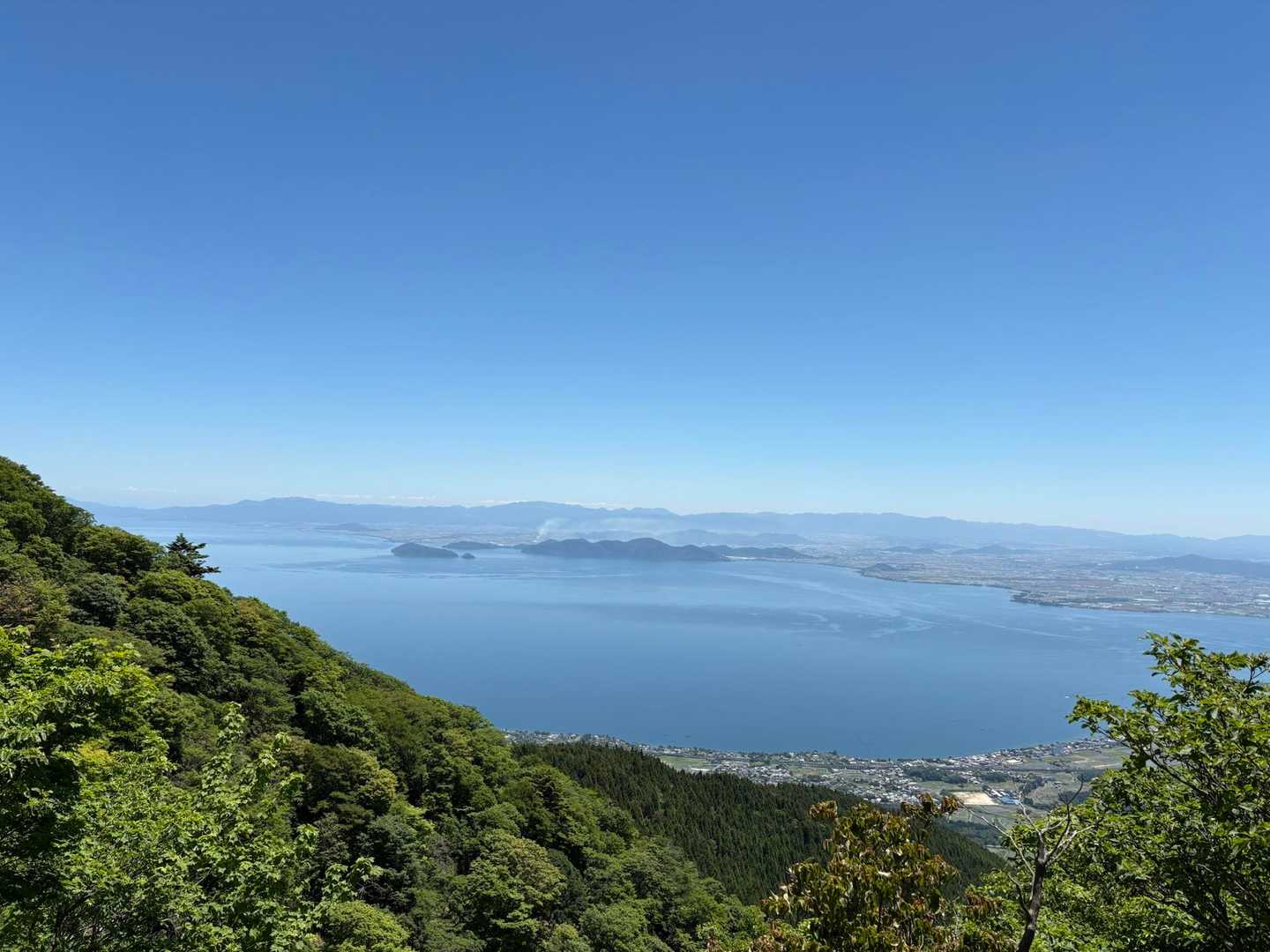 平バス停→権現山→小女郎ヶ池→蓬莱山→志賀駅　縦走コースの写真