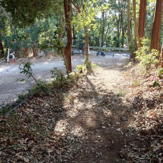 一旦舗装路に出ます（左方向）。