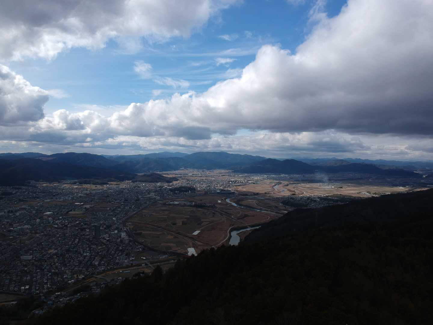 馬堀駅-みすぎ山-唐櫃越-沓掛山-上桂駅 縦走コースの写真