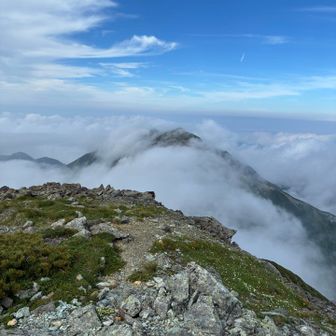 荒川中岳方面