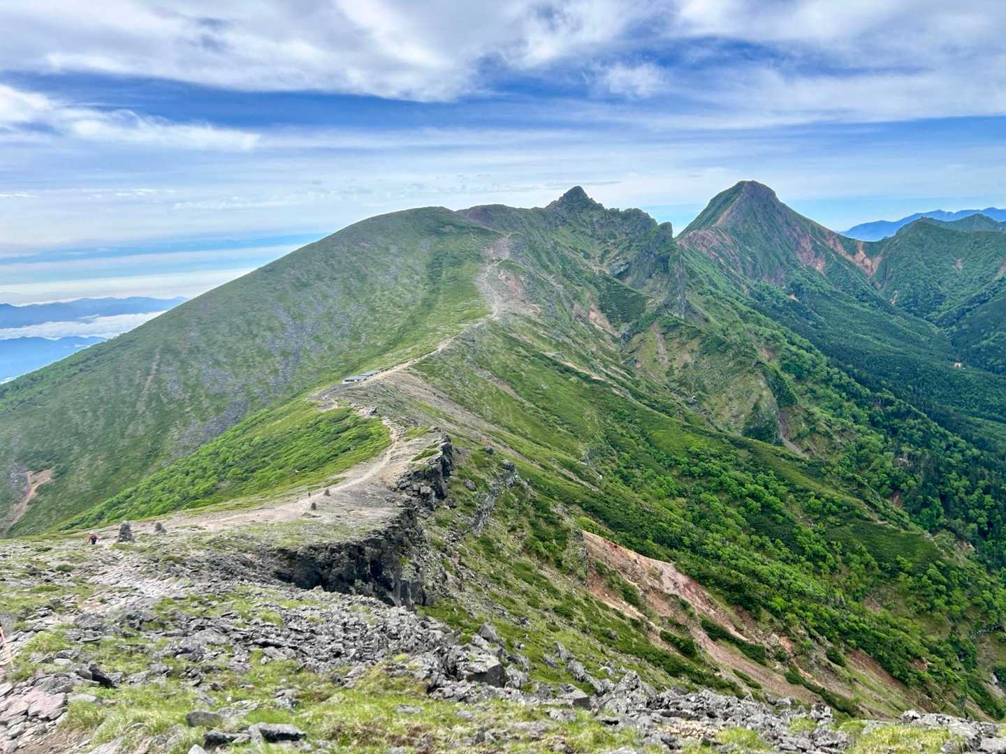 南沢-赤岳-横岳-硫黄岳-北沢 周回コースの写真