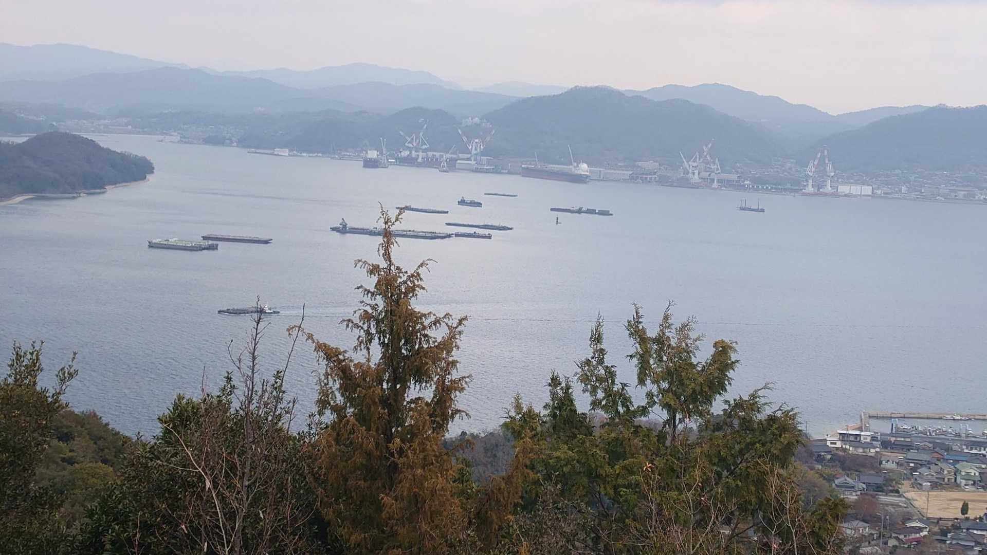 内海農協前バス停-鳶ガ巣山-切石山登山口 周回コースの写真