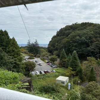 眼下に駐車場