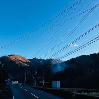 浅川入口あたりから。今日はいい天気