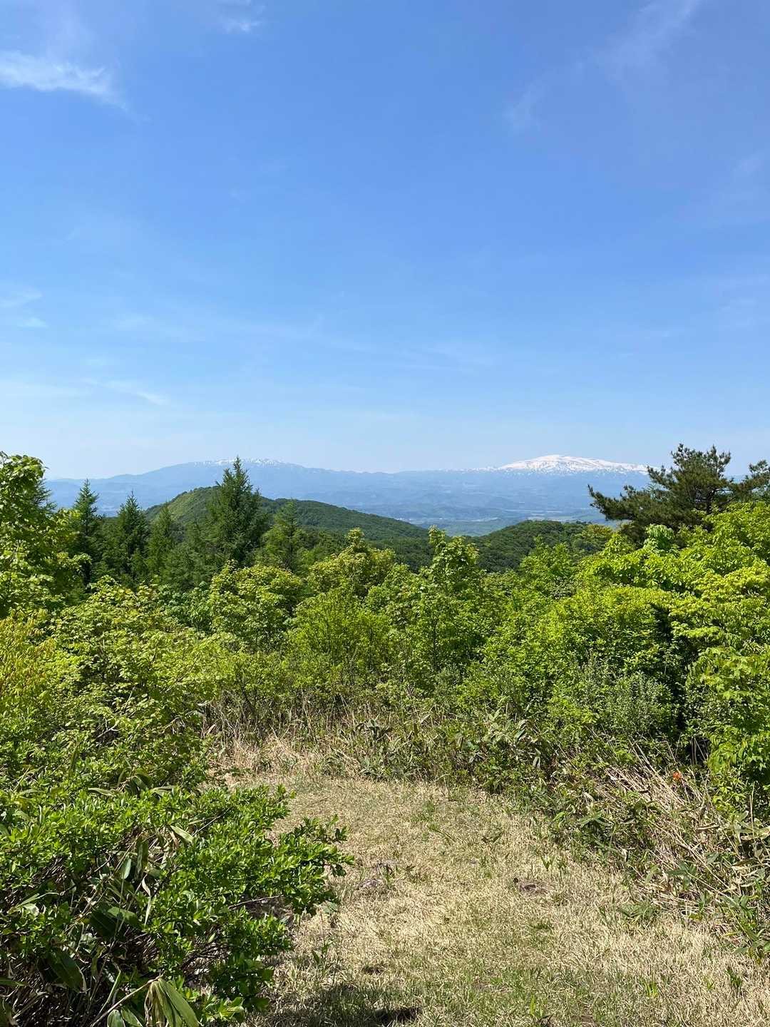 山頂広場でまったり
月山と葉山