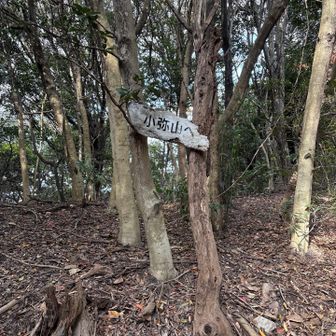 小弥山への分岐