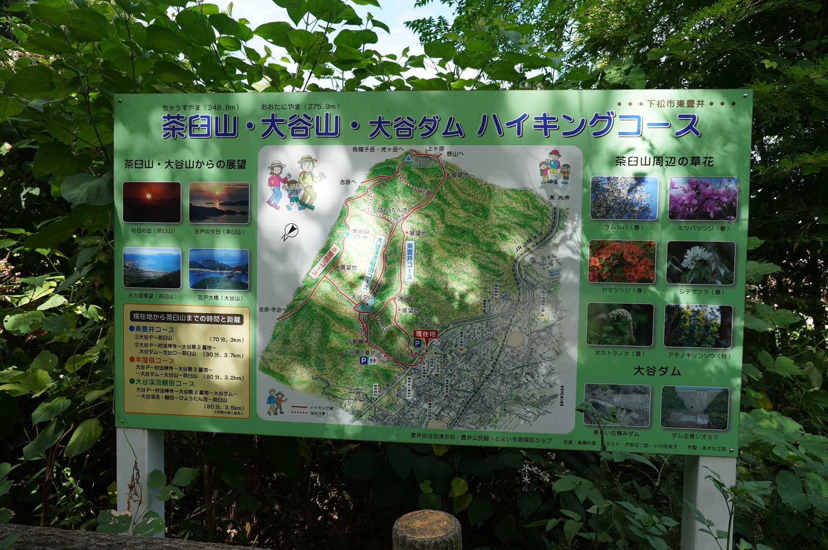茶臼山 往復コースの写真
