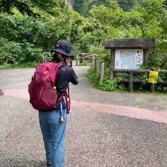 滝の入り口まで来ました。
地味に結構遠い、、、