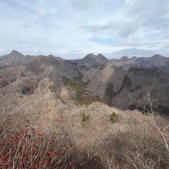 西上州の山がよく見える
