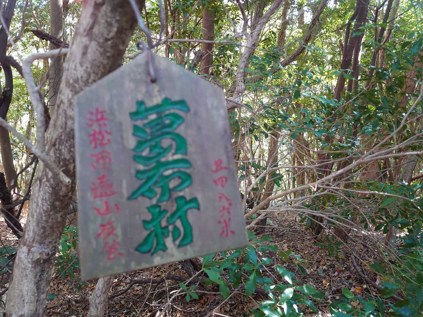 黒山山頂、相変わらず寂しい感じ😓