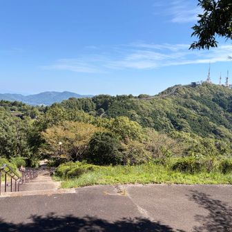 鉢巻山からみた稲佐山