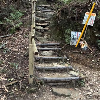 21丁目の林道合流ポイント。
ここから第2エリアへ。
いよいよ本宮山が牙を剥き始めます。