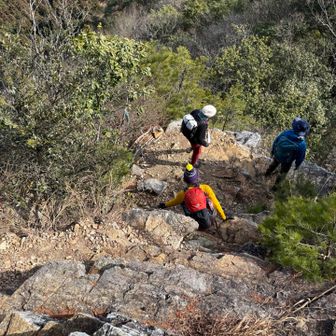 ちょくちょく岩場