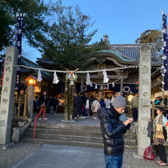 お参りして、おみくじも引いて、日の出まで待ってると、mizukaさんに会えた❣️