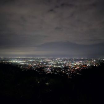 栃木市方面の夜景