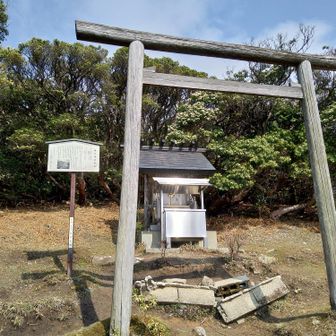 初めて来た、椿大神社の奥の宮。