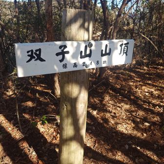 双子山
眺望は少なめ