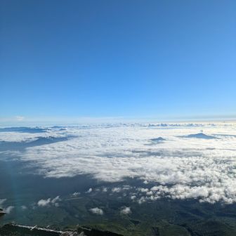 富士山北側の雲海👋