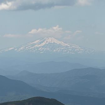 鳥海山
くっきり見えました😍