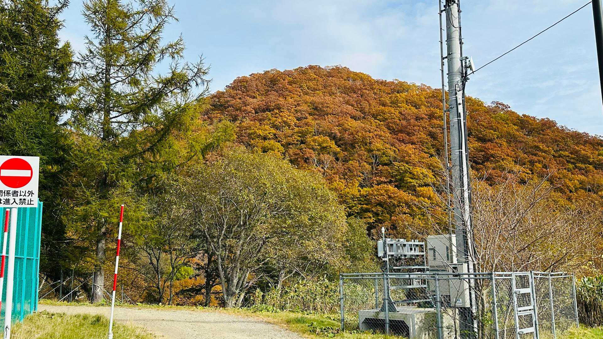 三角山は一番綺麗な状態です。