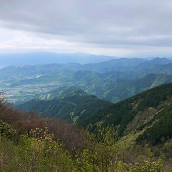1日目は曇天で富士山見えず。