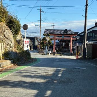 八幡神社に初詣🙏して百々神社へ戻りマス