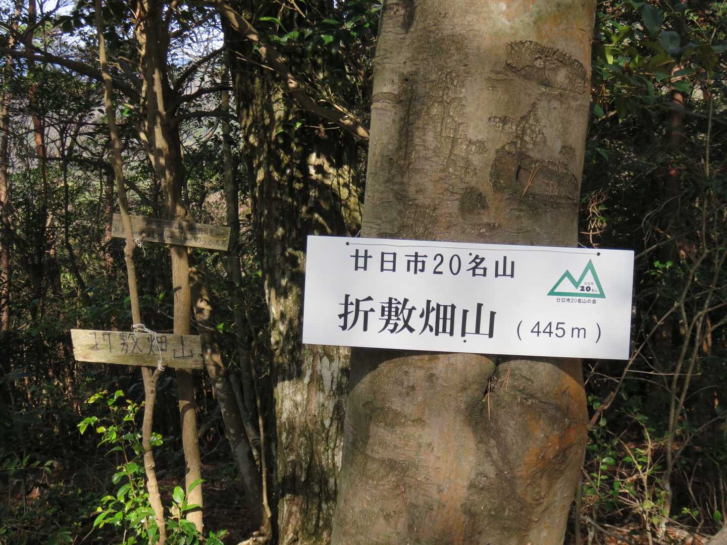 山頂です