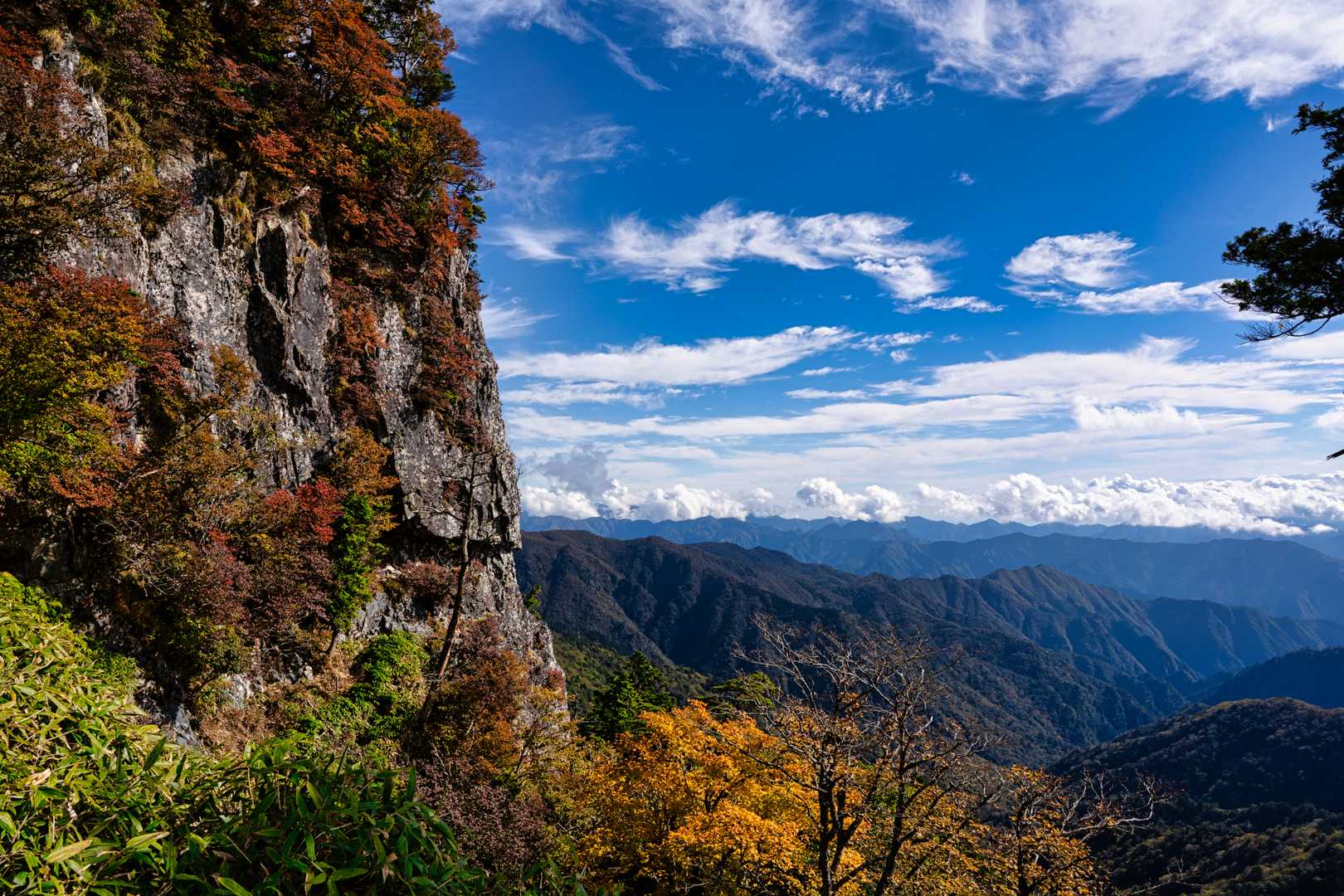 釈迦ヶ岳 往復コースの写真