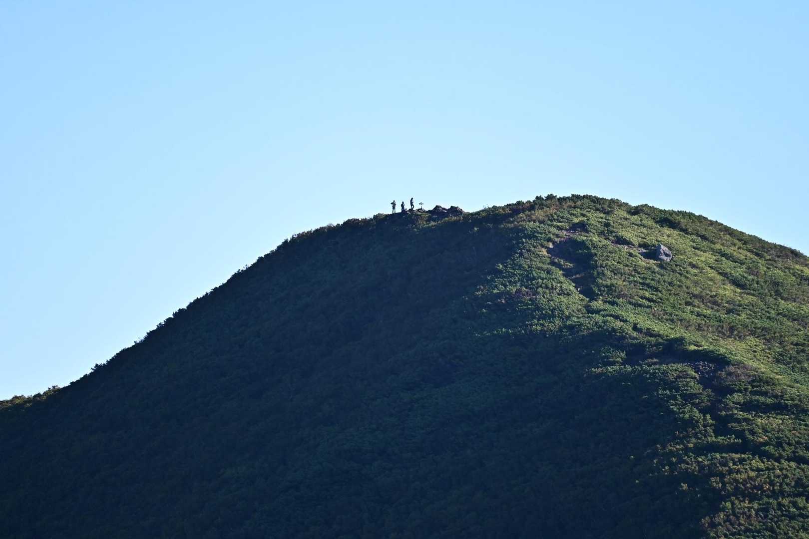 岩内岳　振り返る🖐️ 