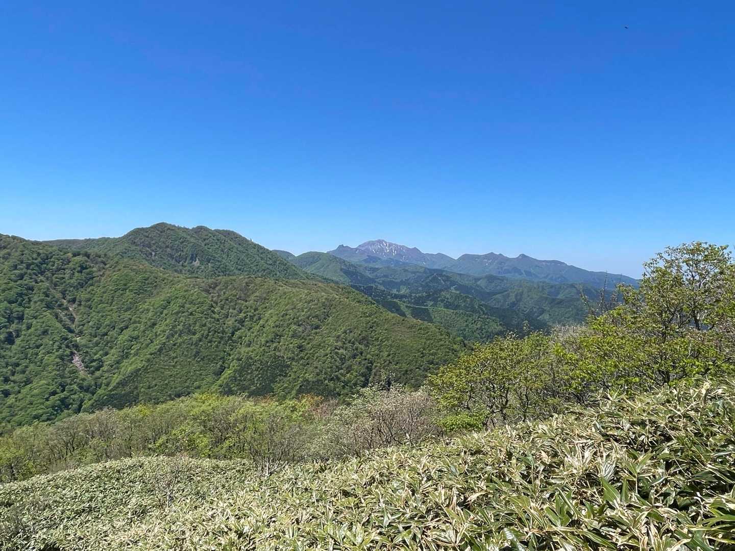 犬挾峠-下蒜山-中蒜山-日留神社 縦走コースの写真
