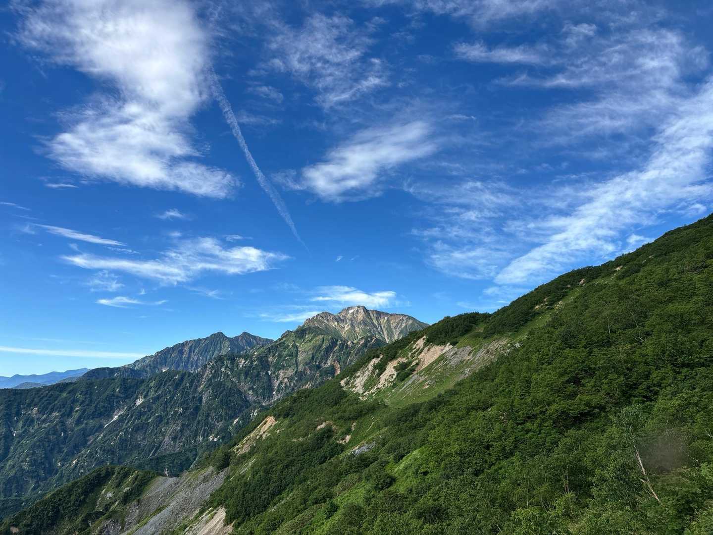 帰路で五竜岳とお別れ👋