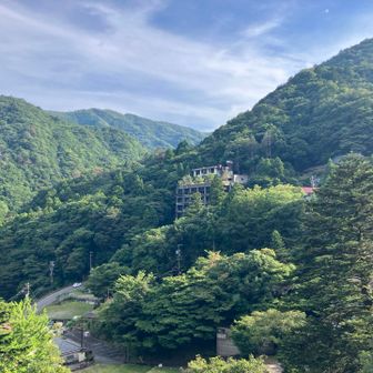 朝も見た廃墟ホテル