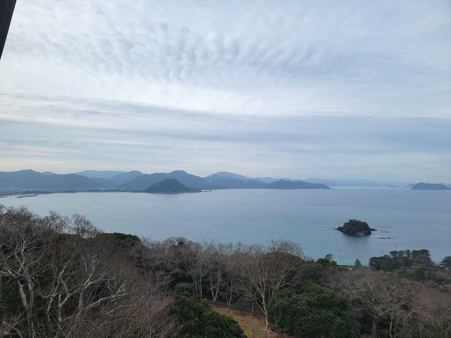 指月山がよく見える