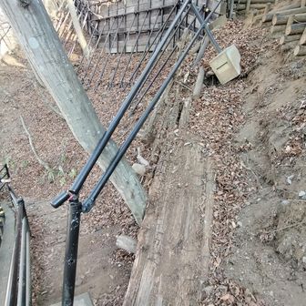 途中から声が出なくなって💦
あーーーー手すりが崩れてます。カレカレ