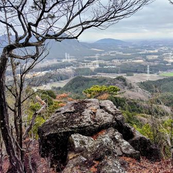鎖場付近にあるヒメイワカガミ群生地の開花状況を確認したけど、まだまだ早かったようです

展望ポイントから鹿沼市街地を見下ろし下山開始