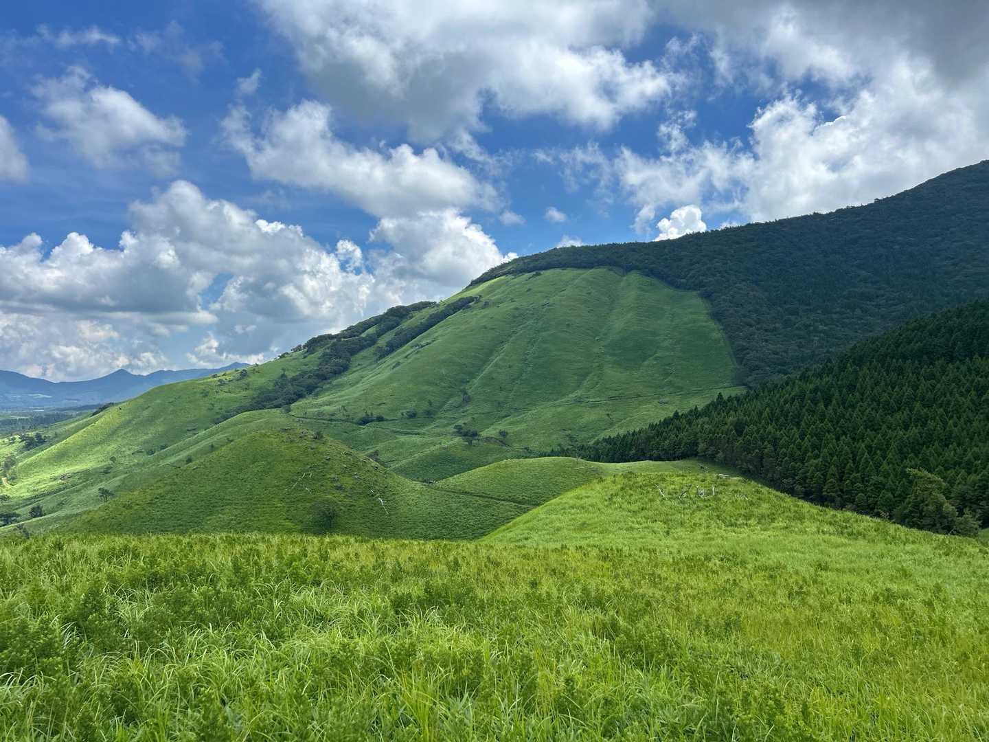 振り返って！小むすび山