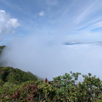 雲が流れる