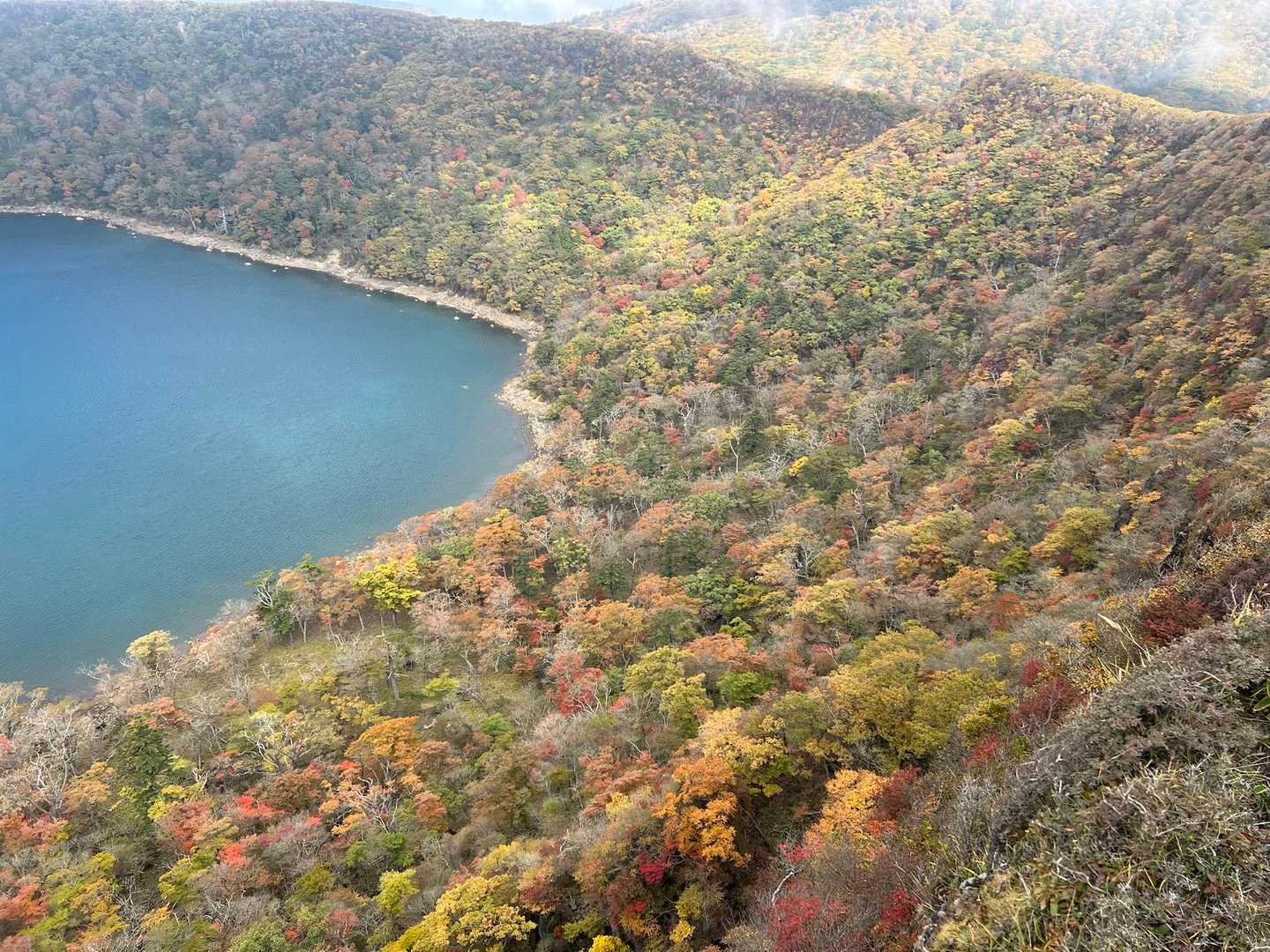 韓国岳登山口-韓国岳-大浪池-つつじヶ丘登山口-つつじヶ丘 周回コースの写真