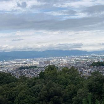 鴻ノ巣山展望台より望む