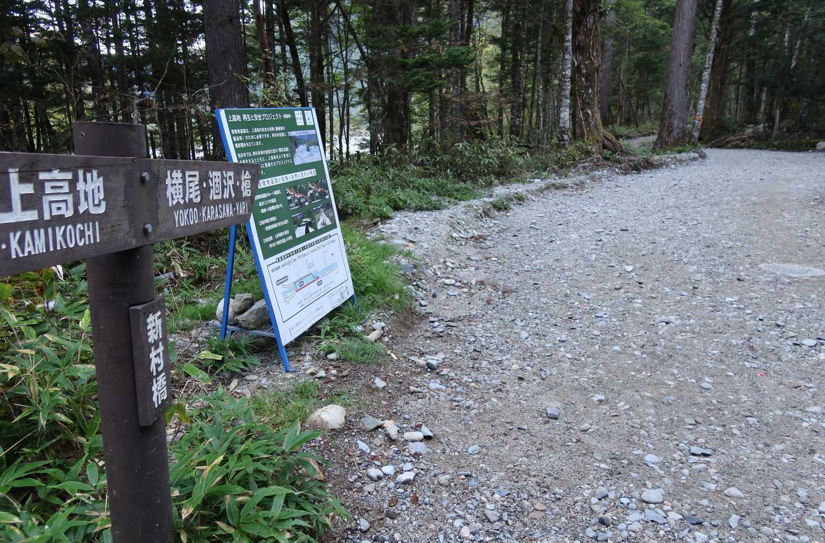 整備された道になっていました