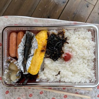 雲取山荘の朝食はお弁当に変更