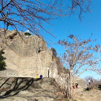 ロッククライミングのひとたち。