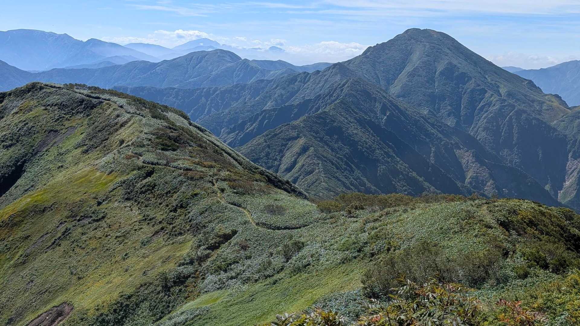 十二平登山口-グシガハナ-越後駒ヶ岳 往復コースの写真
