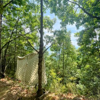 白いシーツ⁈
カッコイイＭＴＢ🚲が下ってきます