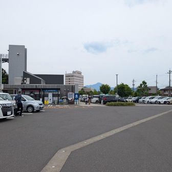 道の駅西山公園の駐車場から👣