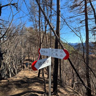神楽山ピーク取ってから猿橋駅に下る🚉
