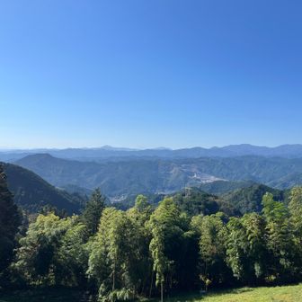 顔振峠からの眺め