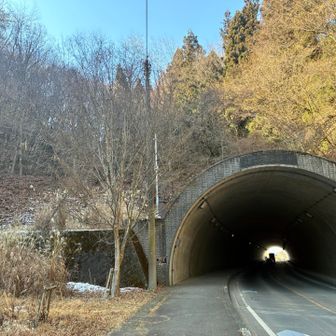 文化洞トンネルに降りました。