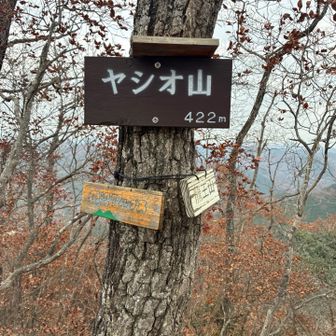 田沼アルプスの表示